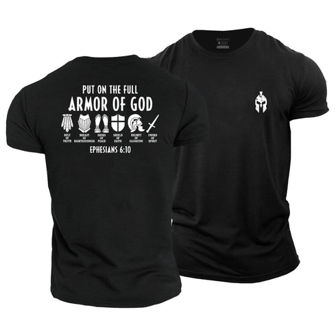 Men's Armor Of God Cotton T-Shirt